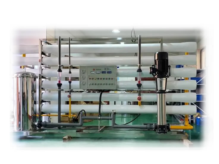 24T/小時(shí) 雙級(jí)反滲透水處理設(shè)備